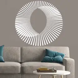 Oval Design Spiral Vision Wall Sticker Hypnotic Effect Modern Fashion Office Home Art Decor Dress Up Vinyl Wallpaper Decal Gift