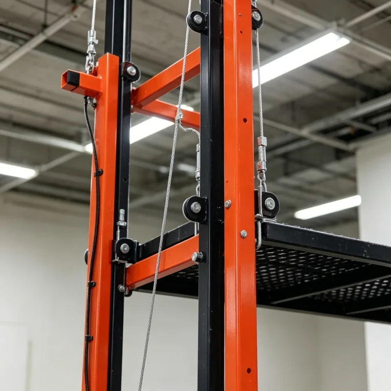 Safe Electric Scaffolding With Remote Control Motorized Lifting Platform Automatic Construction Scaffold Factory Direct Sale