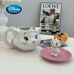 Disney Marie Cat 3D Ceramic Ornament The Aristocats Cartoon Creative Ceramic Mug Birthday Gift Collection Toy