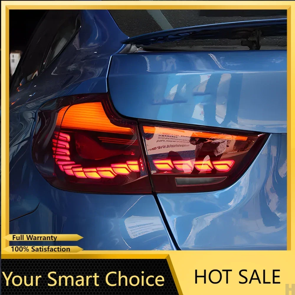 

For BMW 3 Series 320i 325i 330i F34 GT 2013-2020 LED Car Taillights Assembly Upgrade Dragon Scale Taillight Tool Accessories
