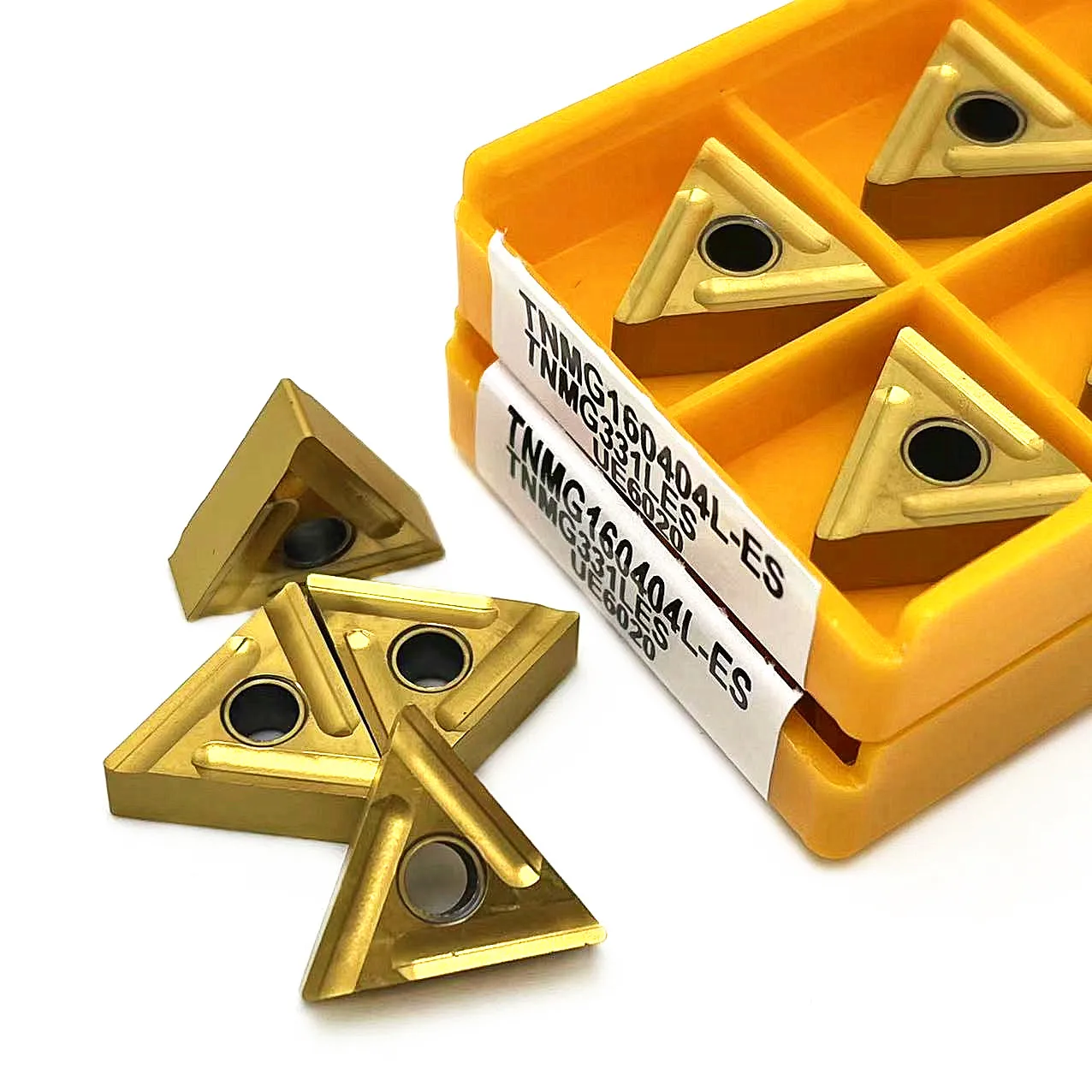 10pcs TNMG160404R ES TNMG160408R ES VP15TF US735 UE6020 Carbide Insert CNC External Turning Tool TNMG Blade Lathe Metal Cutter