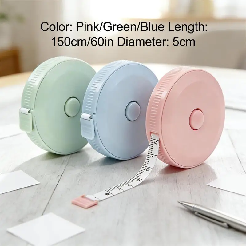 

Портативная выдвижная линейка 1,5 м, мини-рулетка с сантиметровым дюймом для высоты детей, швейная кожаная работа для рукоделия