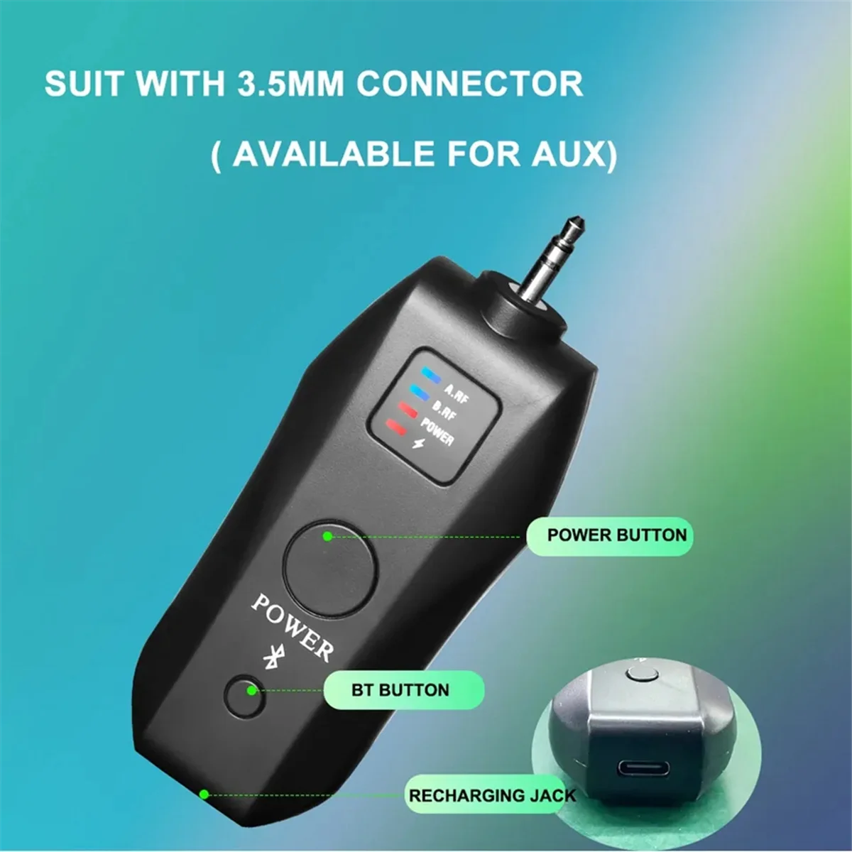 POP-lWireless Mikrofon Empfänger Audio Singen Leistung Professionelle Home Reverberation Handheld Karaoke