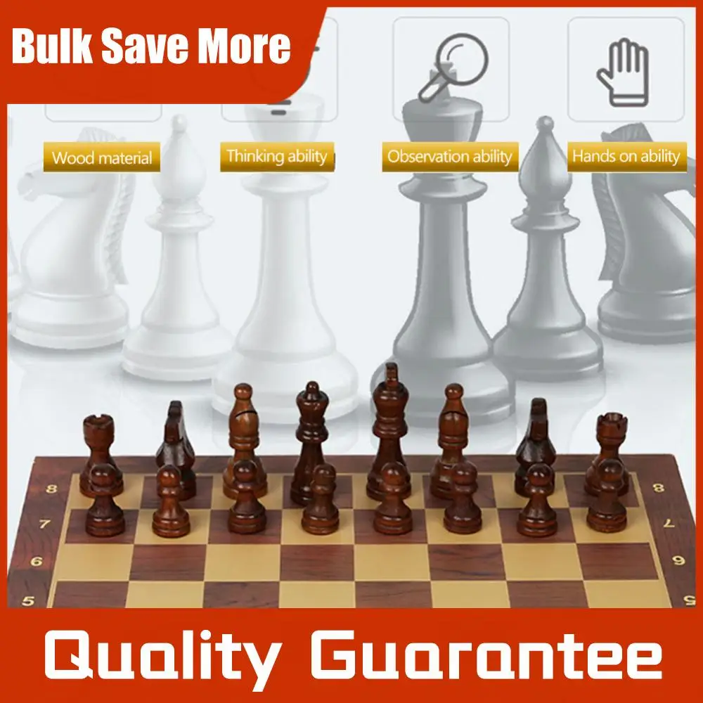 

Нетоксичная деревянная настольная игра 29x29 см: большая шахматная доска для развития стратегического мышления, 3 в 1: шахматы, шашки, нарды для детей и взрослых
