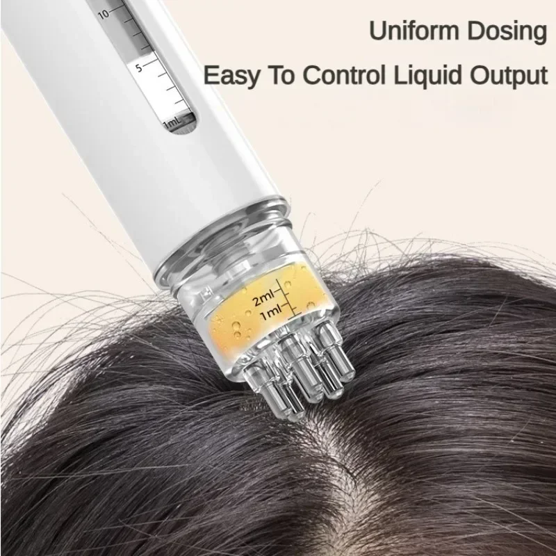 Portable Scalp Massager Liquid Comb Applicator Hair Essential Oil Guiding Tool Anti Hair Loss Scalp Care Tool Mini Massage Comb