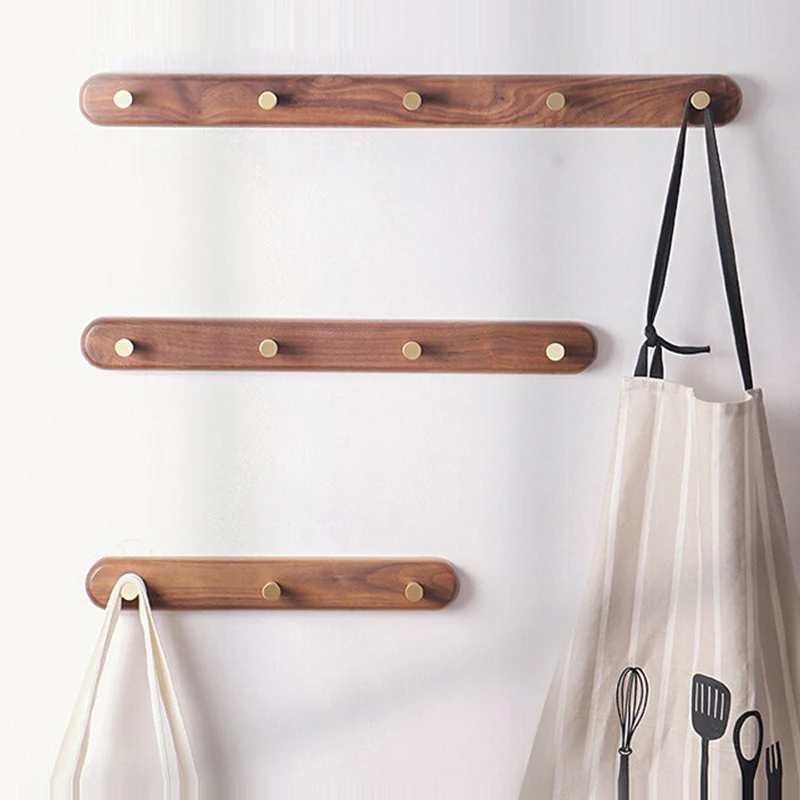 

Wooden Modern Wall Mounted Coat Rack Minimalist Designe Aesthetic Clothes Drying Rack Place Saving Perchero Pared Home Furniture