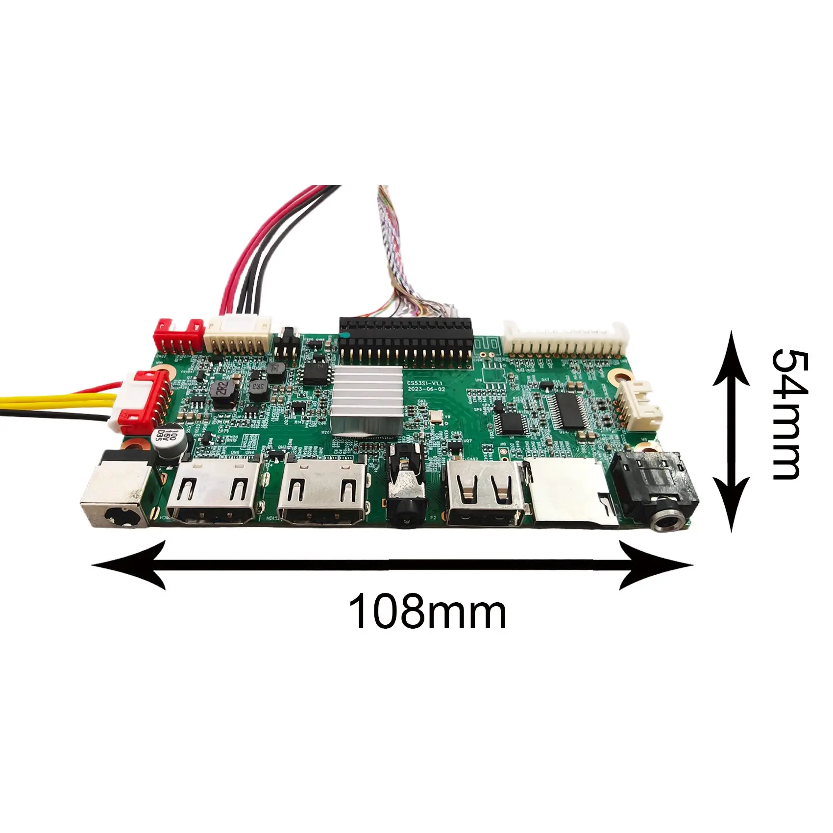 H-D USB AV LCD Controller Board 12.3