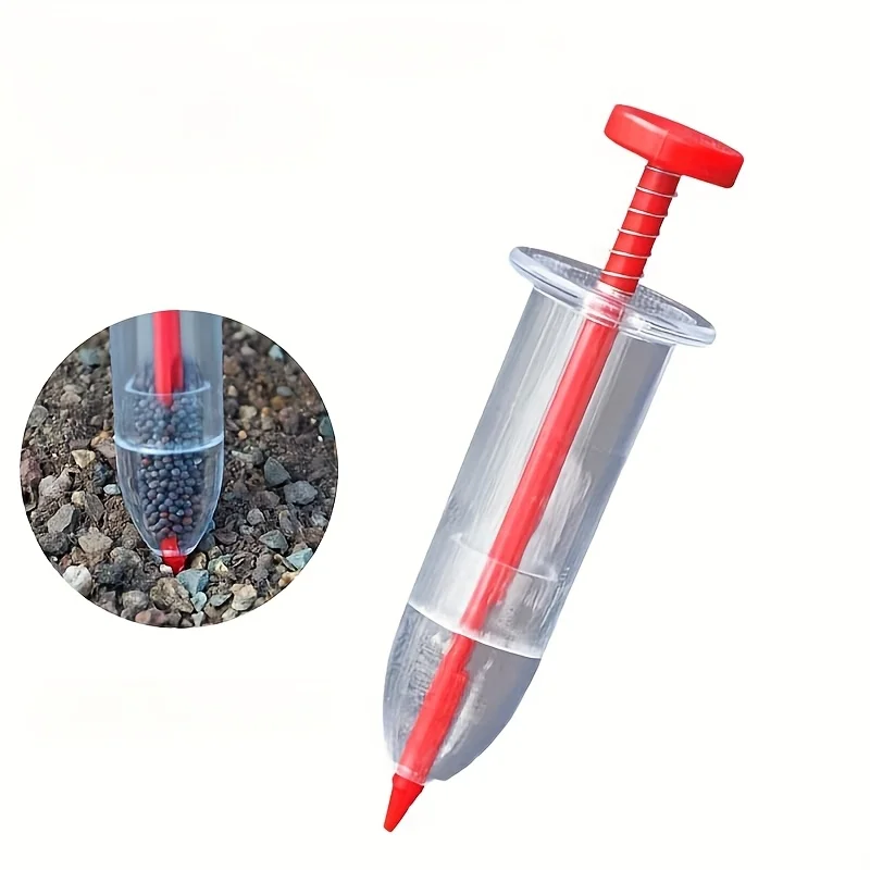 1pc Random Color Press Type Manual Seeder, Small Seeder Separator Gardening Supplies