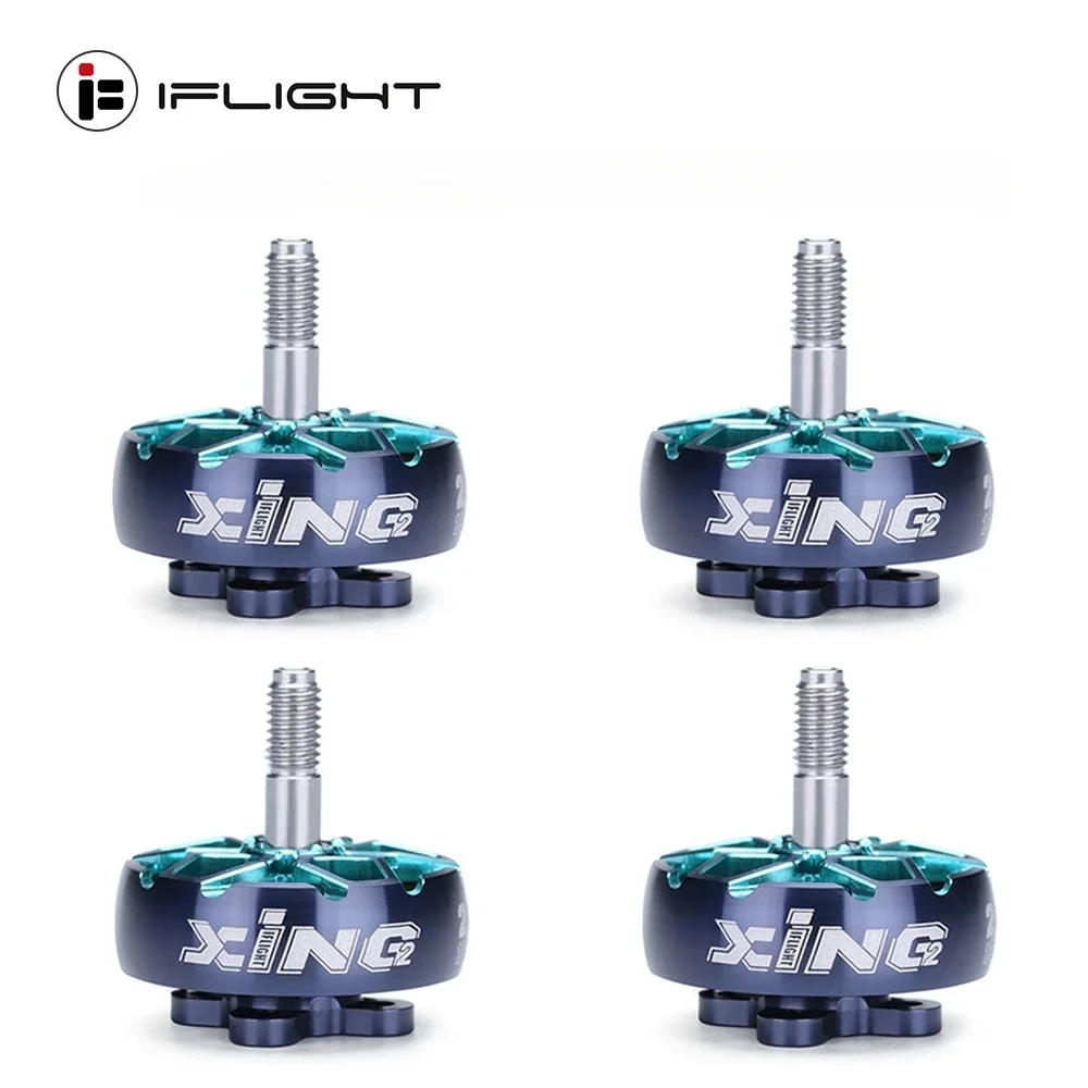 IFlight XING2 2405 1950KV/1800KV 4-6S FPV Unibell มอเตอร์ W/5 มม.ไทเทเนียมอัลลอยด์ใช้งานร่วมกับ 5 นิ้วใบพัดสําหรับ FPV Drone