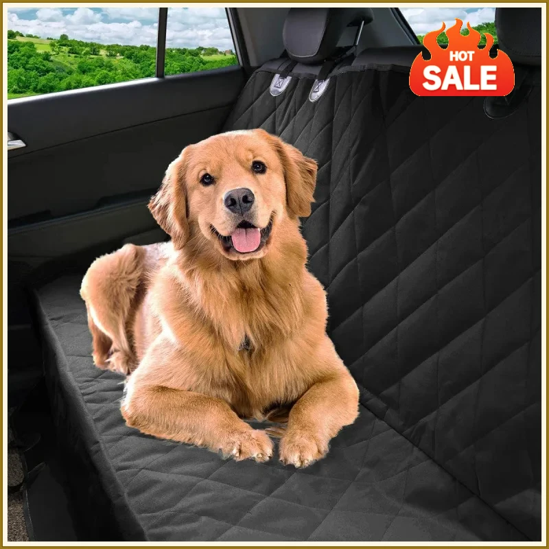 Car Dog Seat Cover For Back Seat Waterproof Auto Rear Pet Seat Protector Mat Nonslip Universal Safety Carrier For Outing Dogs