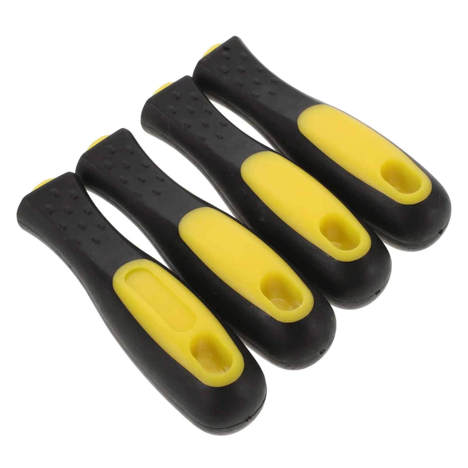 

4 Pcs Anti Slip File Handle for Metal Plastic Cutter Rasp Filing Tools Ergonomic Lightweight Portable Craft Making Storage