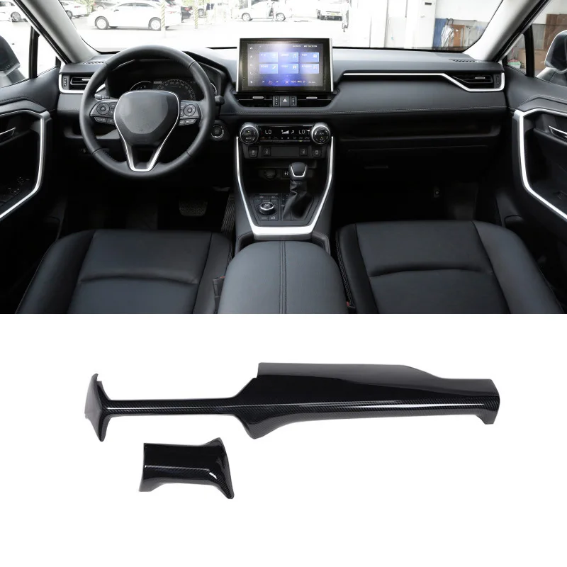 

Central Control Decoration Strip Modification Trim Sticker Car Accessories for Toyota RAV4 2019 2020 2021 2022 2023