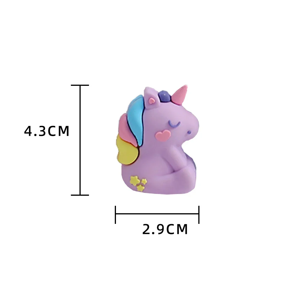 Rautan pensil bentuk kartun Unicorn anak-anak, rautan pensil pelajar, perlengkapan alat tulis sekolah Kawaii