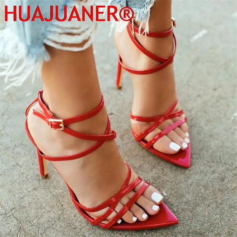 Zapatos de baile latino de salón para mujer, zapatos de Salsa negros, tacones altos, zapatos de baile rojos Samba Tango Kizomba, zapatos de suela blanda, talla 43