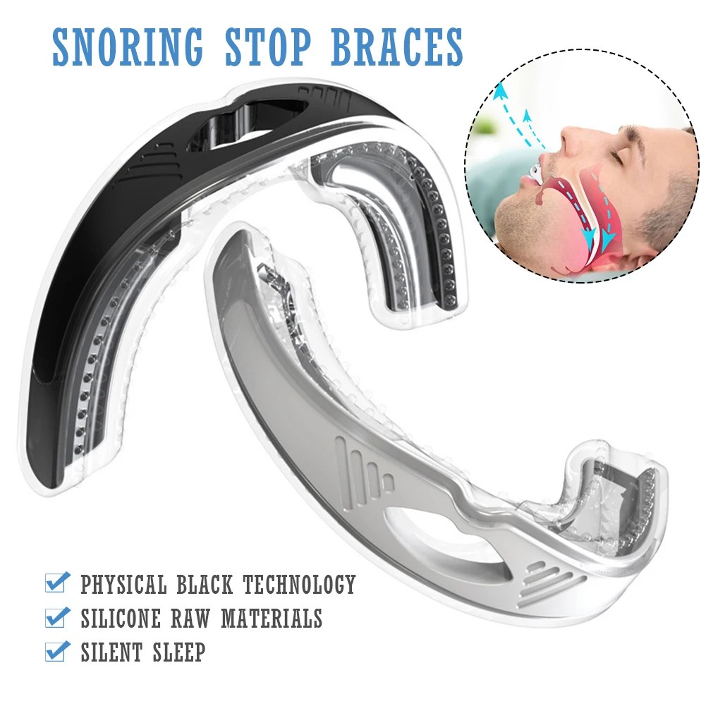 

Anti snoring Mouth Guard Sleep Food Grade Silicone Bracket Clip Stop Snoring Nose Nasal For better Guard Night Breath Aid Apnea