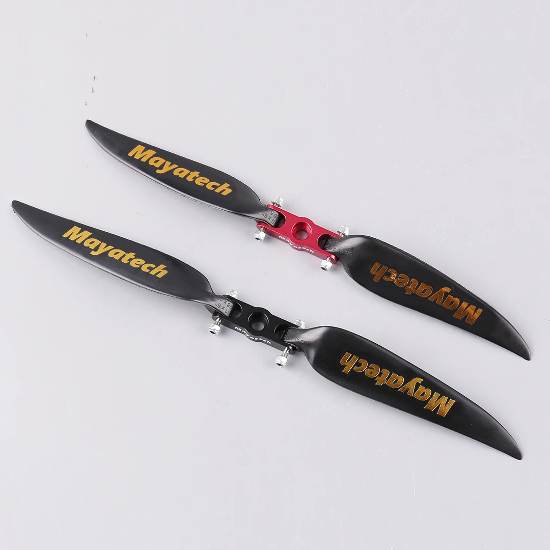 Mayatech 5MM Package for Sale Model Aircraft Metal Folding Propeller + Folding Nylon Propeller Fixed Wing Propeller Clamp Seat