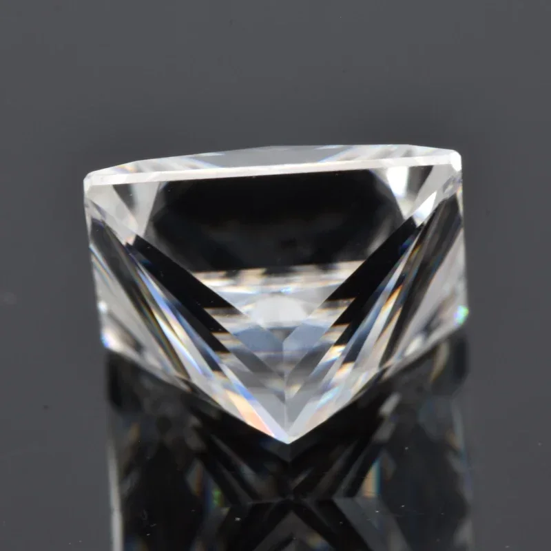 Moissanite Stone Princess Cut White D Color VVS1 Gemstone for DIY Charms Women Jewelry Making Materials with GRA Certificate
