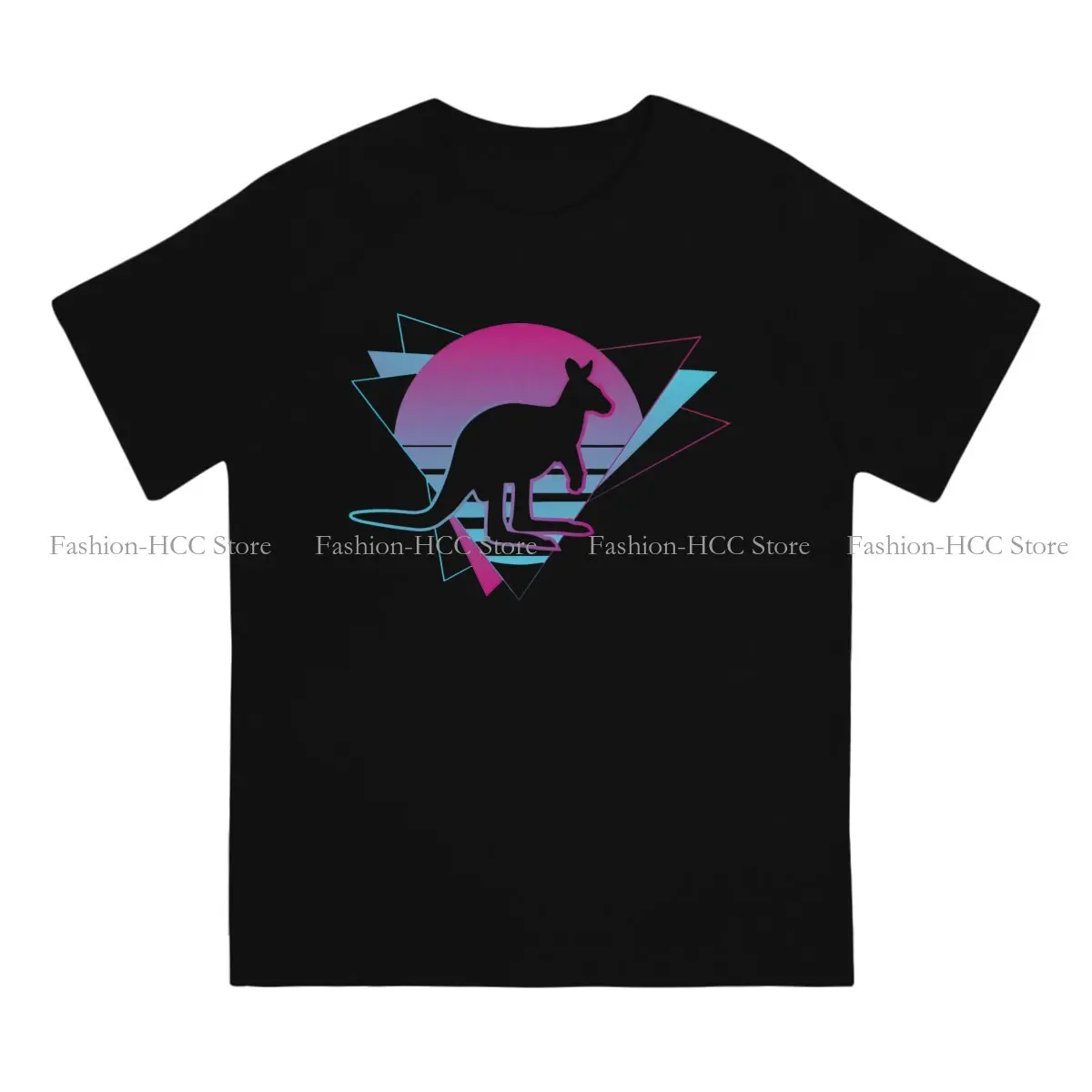 Vaporwave   Marsupial Style TShirt Australian Kangaroo Comfortable Hip Hop Gift Clothes  T Shirt Short Sleeve Ofertas