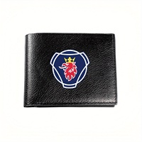 Scania Truck Logo Graphic Mens Wallet Business Mens Casual Elegant Simple Practical Quality Wallet Stylish Printing Creative Chr