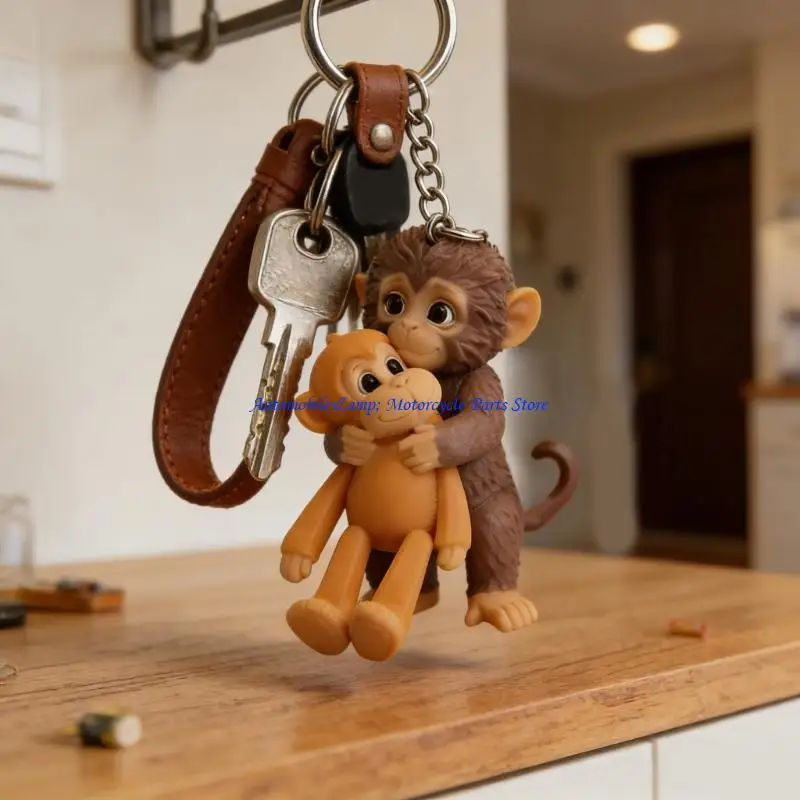 H7BD Playful Monkey Holder Soft Touches Easy To Clean Safe Decors for Children Use