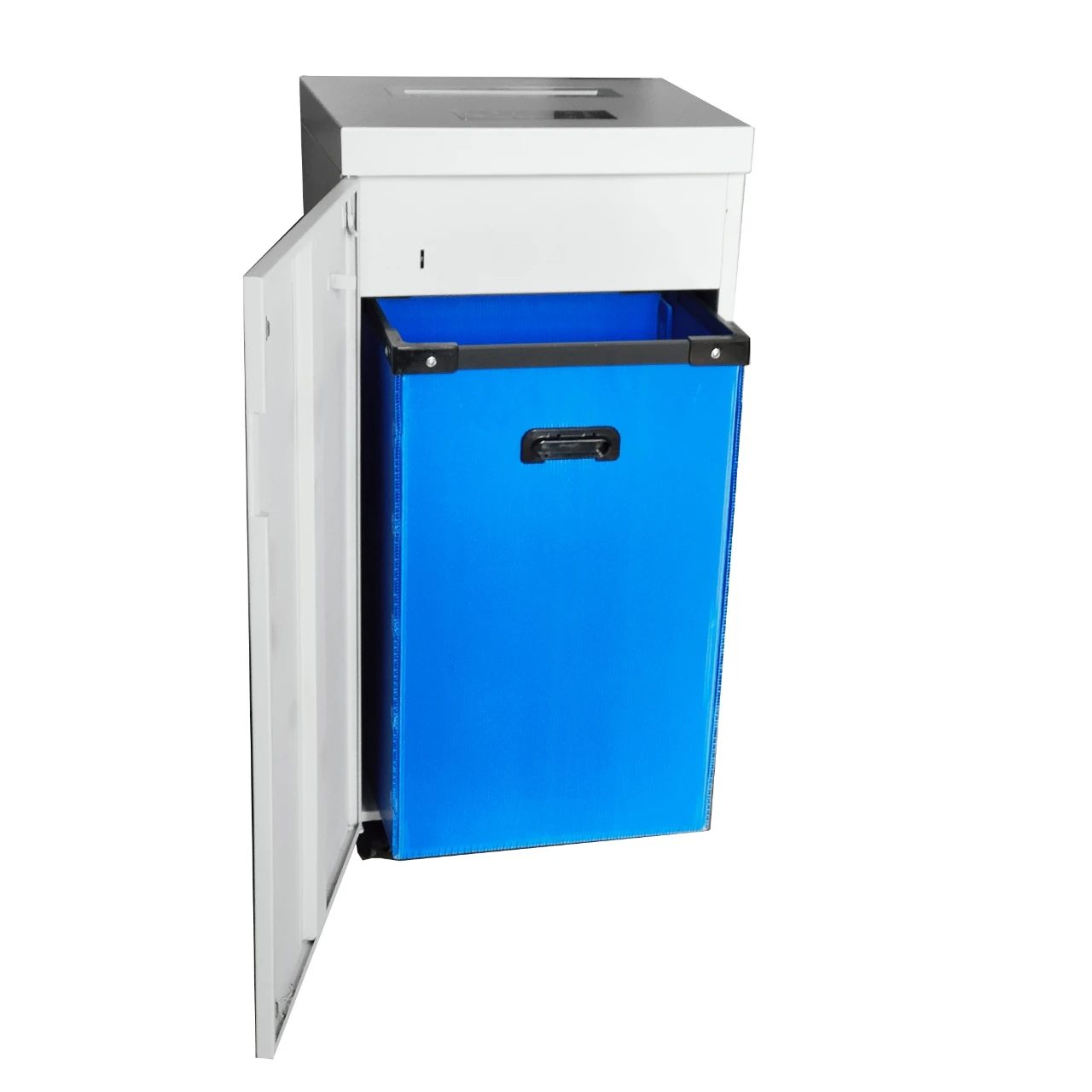Commercial Grade Paper Shredder with Metal Casing - Confidential Document Destroyer for Business Office
