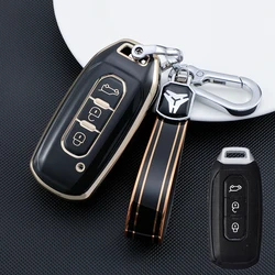 TPU Car Smart Remote Key Cover Case For Ford Territory EV TPU Bag Shell Holder Protector Key Chain Accessories