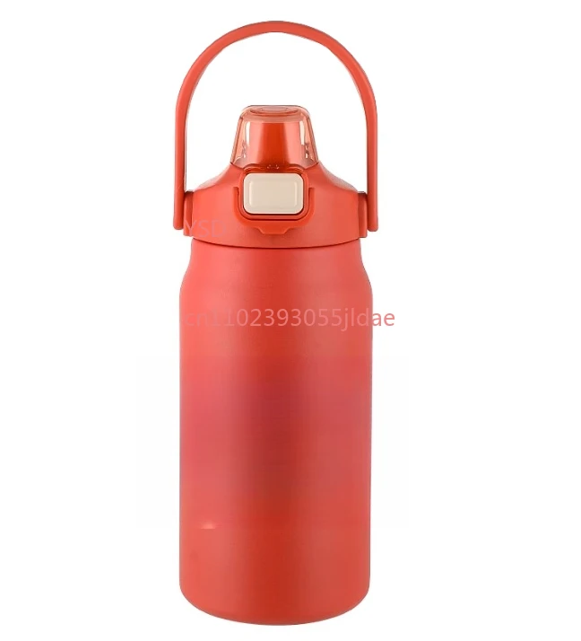 Outdoor Portable 304 Stainless Steel Thermal Mug (1500ML, Vacuum Insulated, Cold & Hot Retention, with Straw,