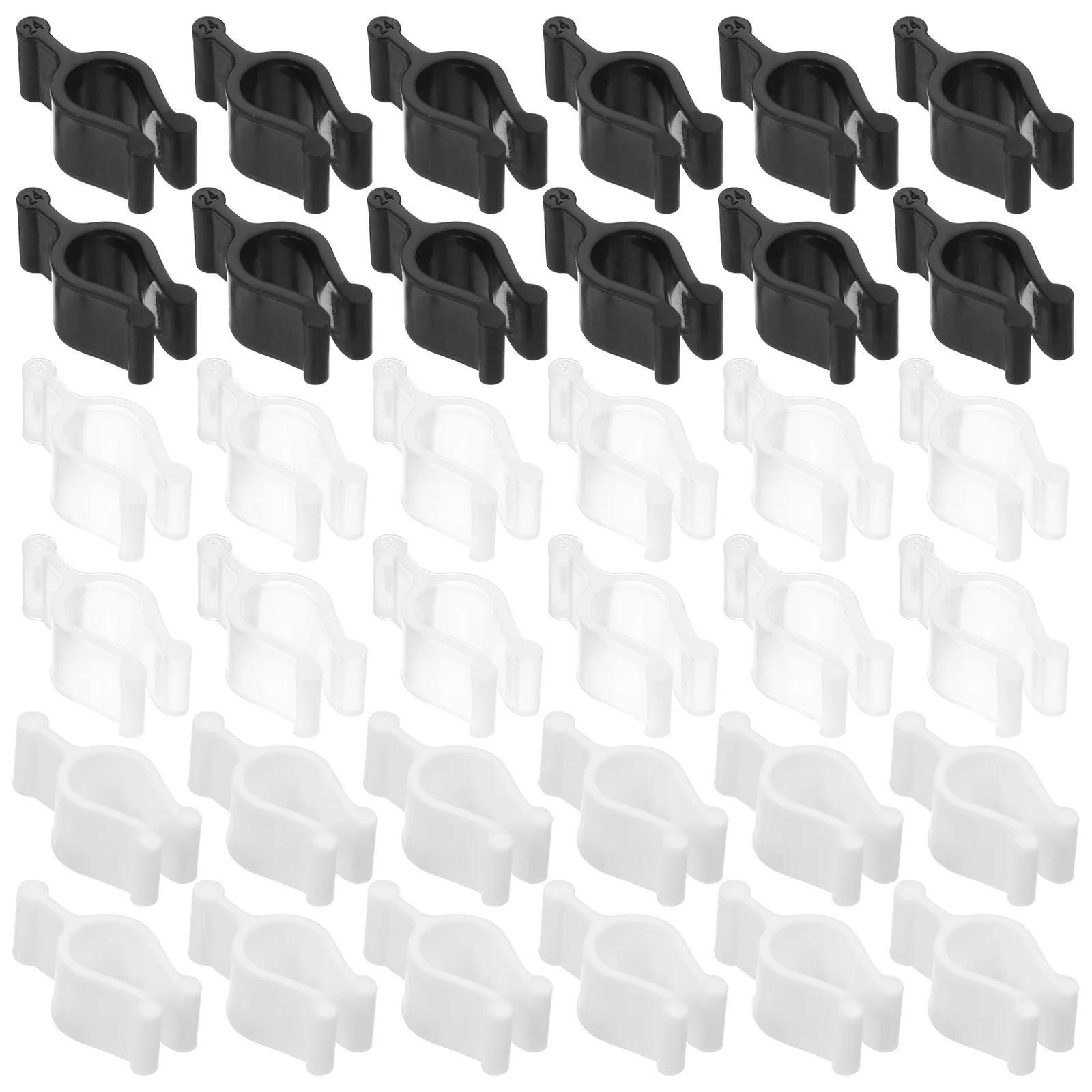 

90Pcs Leakproof Dispenser Pump Clip Bottle Accessory for Makeup Lotion Shampoo 20 24mm Pump Bottle Clip Locks