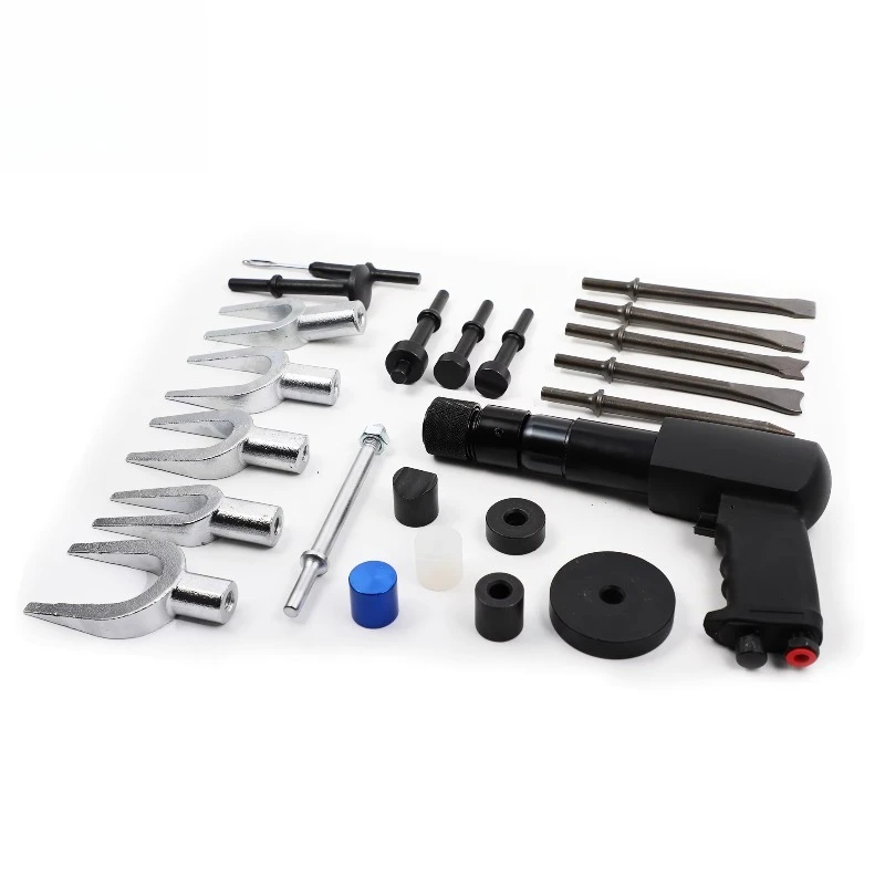 25pcs Auto Repair Tools Set of Multi-function Pneumatic Hammer with Ball Joint Extractor