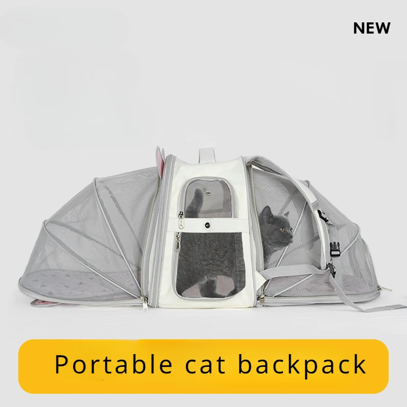 

Cat Backpack for Outdoor Use Portable Cat Backpack for Breathability Summer Pet Backpack