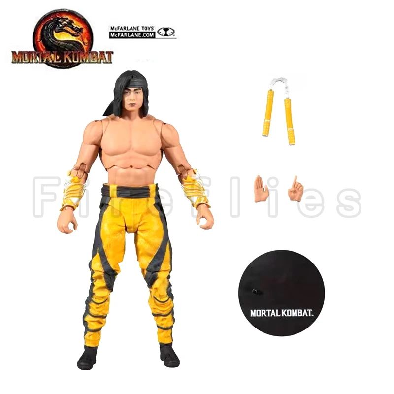 7inches McFARLANE Action Figure Mortal Kombat XI Liu Kang Anime Model For Gift Free Shipping