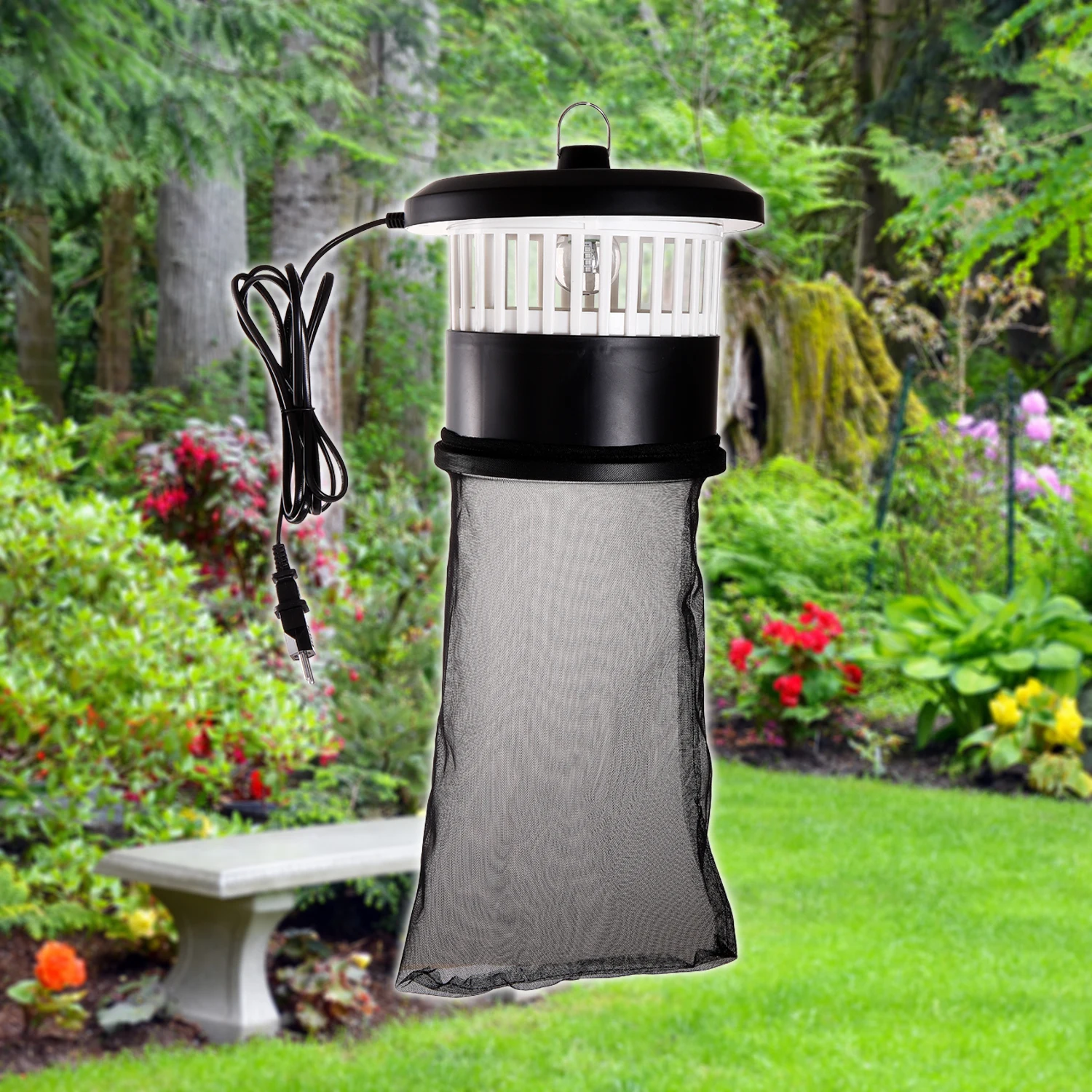 220v 6w lâmpada assassina do mosquito fotocatalisador inalante armadilha do mosquito jardim ao ar livre agricultor pragas bug zapper inseto coletor de luz uv