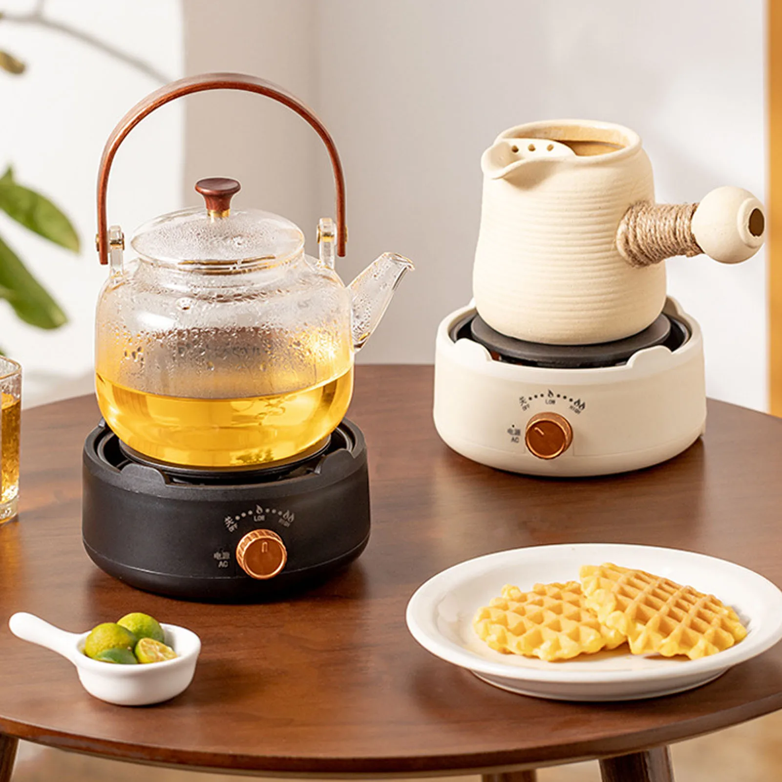 

Electric Tea Stove Multifunctional Mini Anti Dry Burning Fast Heating Electric Hot Plate for Office Home