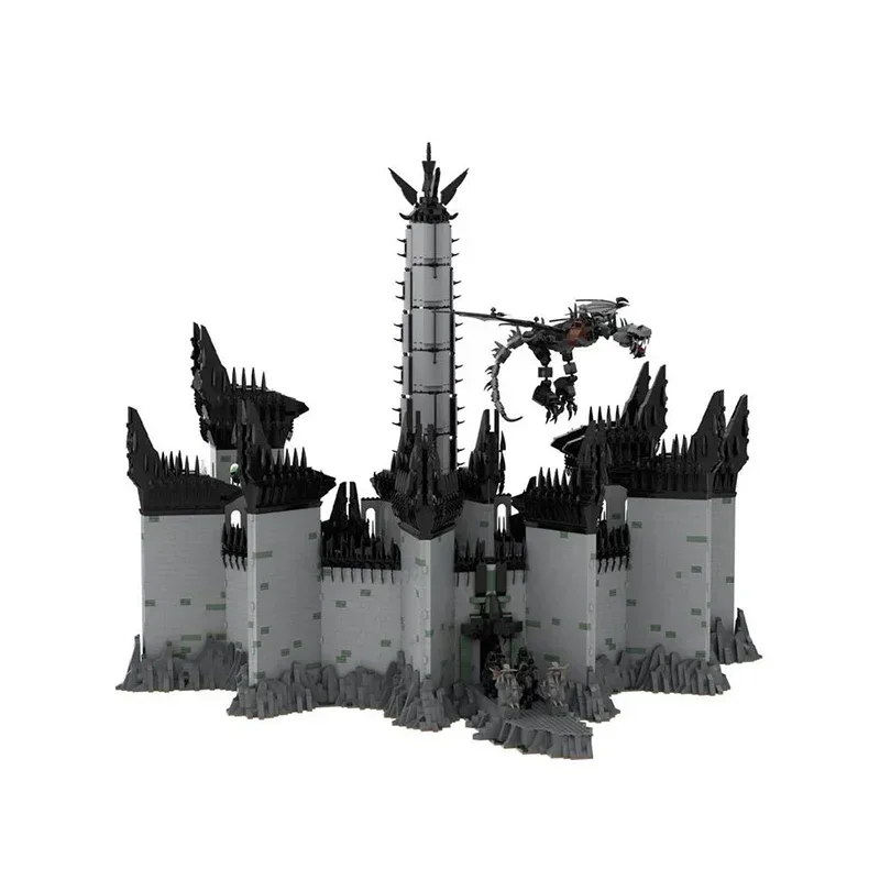 Magical Rings Movie Model Moc Building Bricks UCS Minas Morgul Technology Modular Blocks Gifts Christmas Toys DIY Sets Assembly