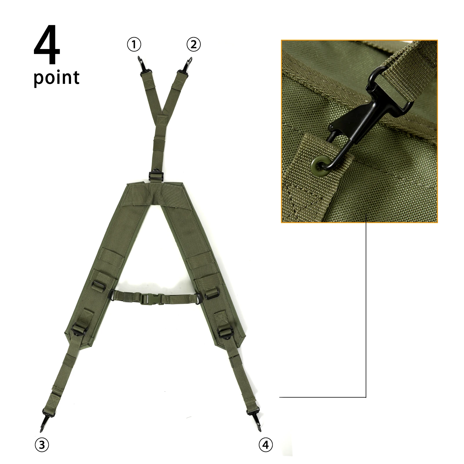 Military ALICE Yoke Shoulder Strap Set - Tactical Army Gear