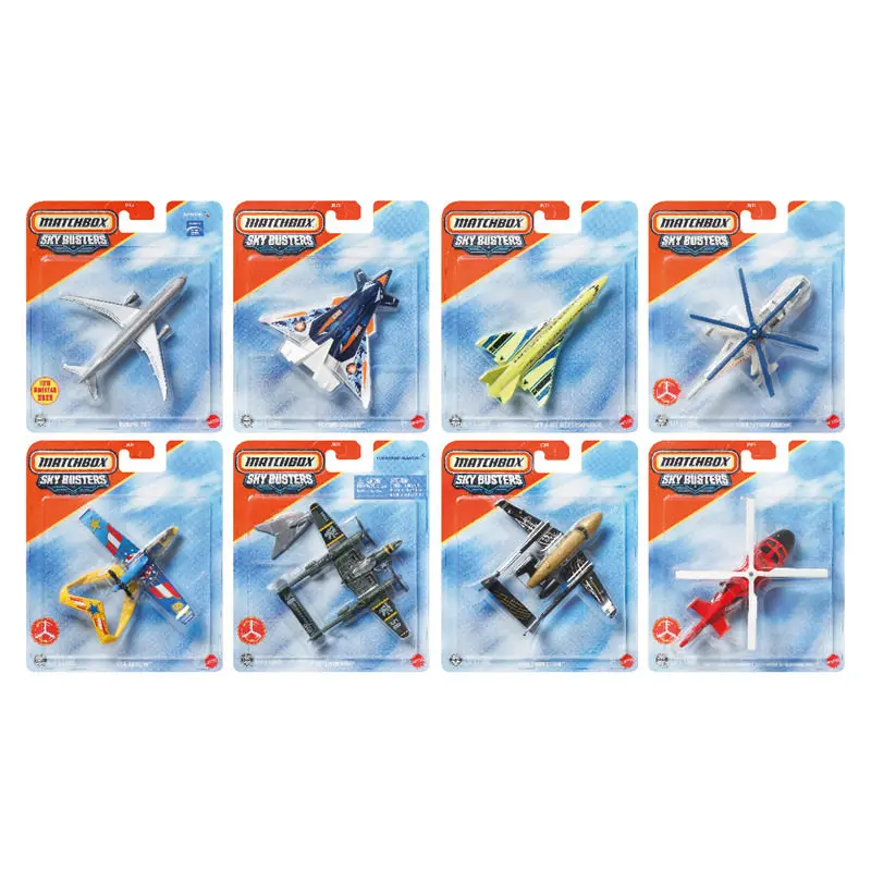 

Оригинальная модель самолета Mattel Matchbox 1/64 Sky Busters Boeing 757, подарок, масштаб 1:64, JDJ05, серия H