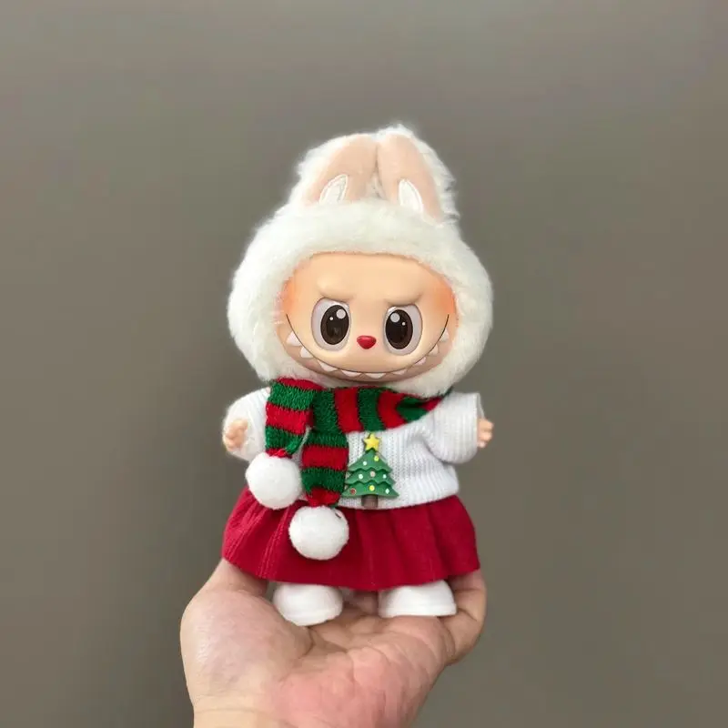 첫 번째 두 번째 세 번째 세대 인형 장난감 액세서리와 호환되는 래브라도 인형 펜던트용 크리스마스 인형 의류 세트