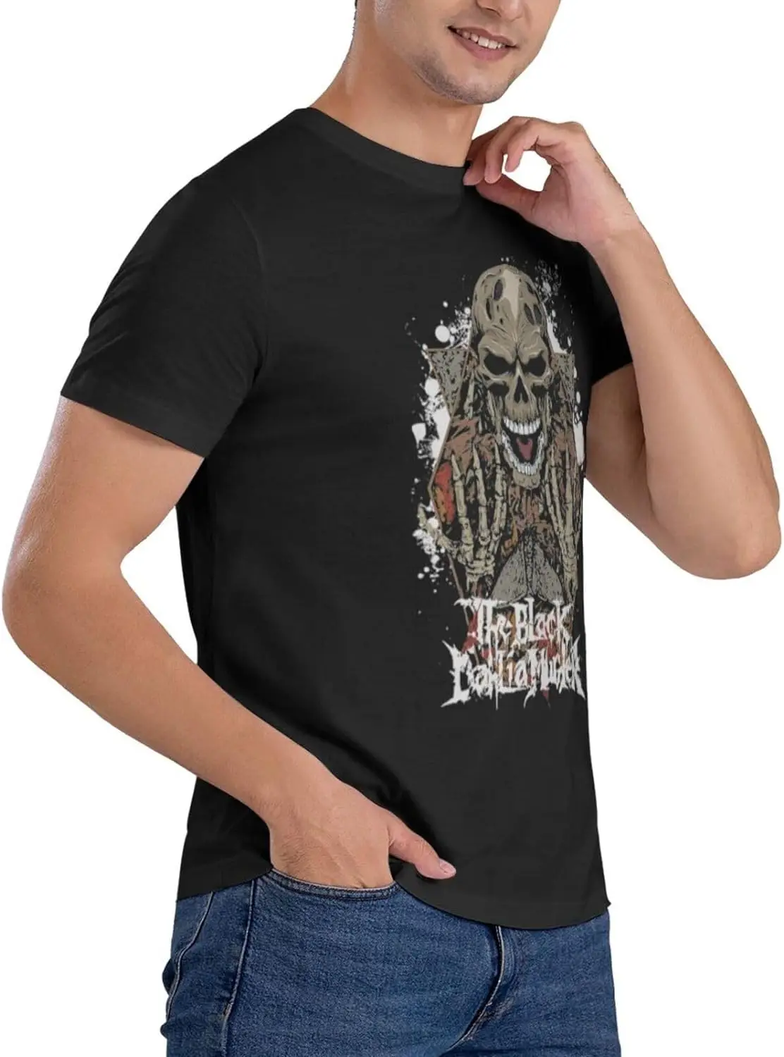 The Black Dahlia Murder T Shirt Mens Summer Round Neckline Tee Cotton Casual Short Sleeve Shirts