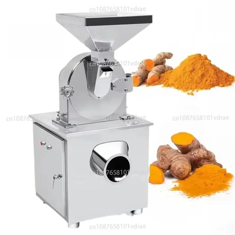 Molino Multiusos Automático para Sazonar y Moler Hojas Secas de Stevia, Moringa y Yuca