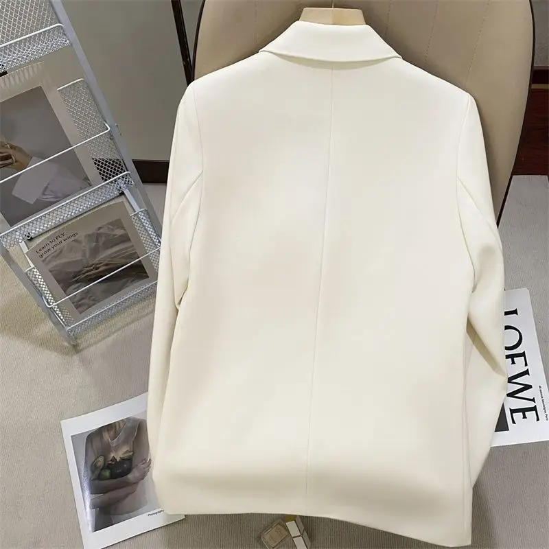 2023 Spring and Autumn New Suit Coat Women's Korean Straight Sleeve Casual Loose Fashion Small Suit Top