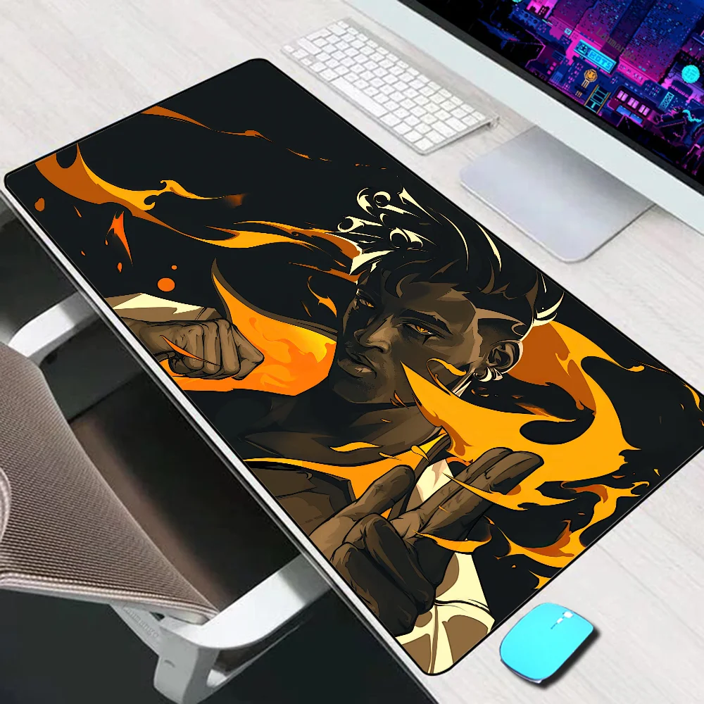 VALORANT Phoenix Large Mouse Pad Gaming Accessories Mouse Mat Keyboard Mat PC Gamer Desk Pad Computer Mousepad Laptop Mausepad