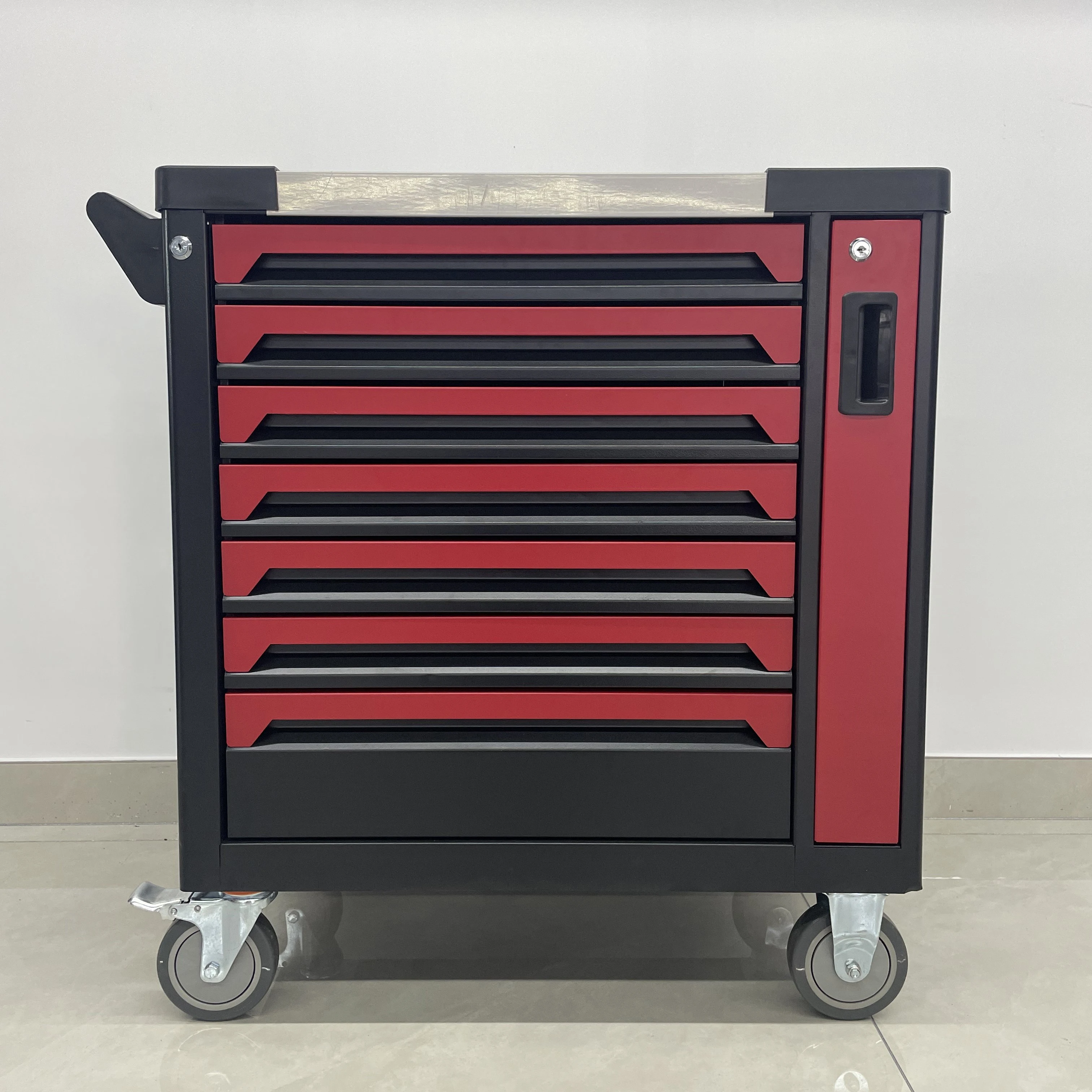 8 Drawers Garage Storage with Tool Sets Tool Chest Workshop Trolley Heavy Duty Tool Cabinet