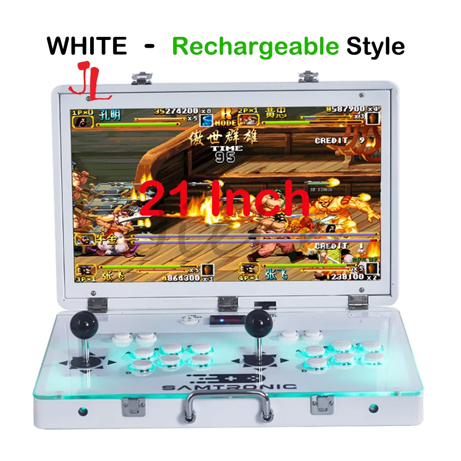 

New Kids' 21 Inch Video Game LED Console, PANDORA X5 30000 In 1 Motherboard To TV Retropie Mini Machine, 2 Players Arcade Stick