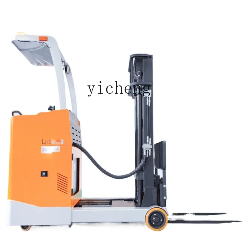Driving Forward Type Electric Forklift Hydraulic Stacker Handling Loading and Unloading Goods Stacking 1.5 Tons 2 Tons
