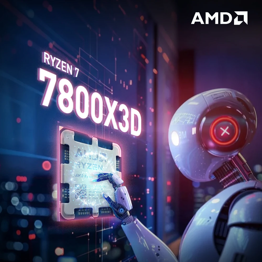 AMD Ryzen 7 7800X3D 8コア 16スレッド L3=96M 4.2GHz 5NM ソケットAM5 120W DDR5 R7 7800X3D ゲーミングプロセッサー クーラーなし
