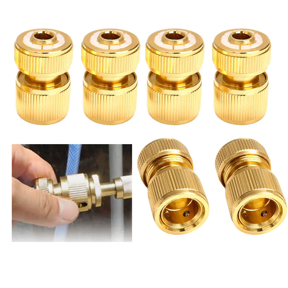 

6 шт. 1/2 "адаптер для шланга машины для очистки под давлением, цельномедный пистолет-распылитель, соединение для автомойки, водяной пистолет, соединение трубы