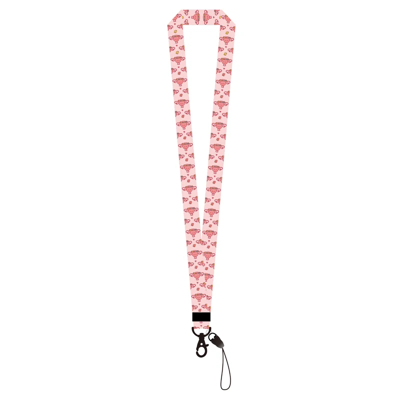 Arzt- und Krankenschwester-Schlüsselband für Schlüsselanhänger, Hebamme-Uterus-Halsband, Ausweishalter, Schlüsselanhänger, Schlüsselhalter-Zubehör – Detail 5