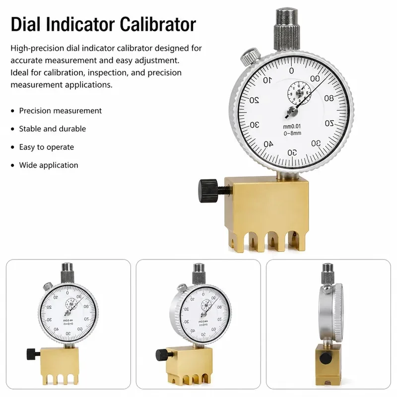 Guitar String Action Gauge Height Measurement Tool Dial Indicator for Acoustic Electric Guitar Repair Maintenance Setup