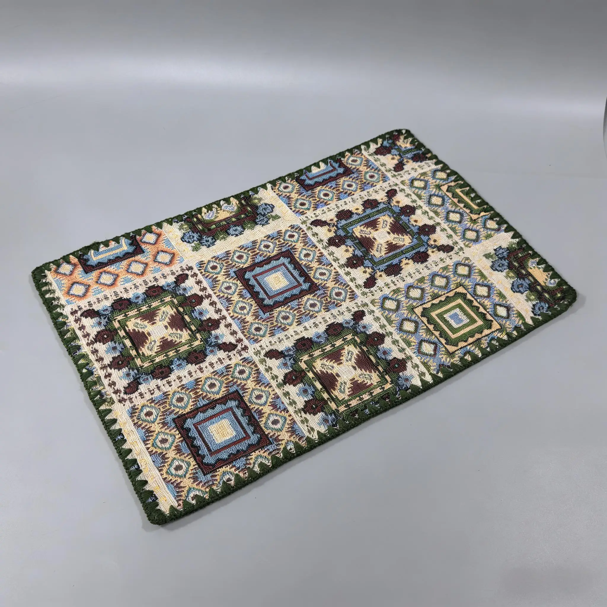 Rectangular Farmhouse  Placemats for Dining Table Cotton Linen Place Mats for Kitchen Tabletop Cotton Table mats 12 x 18 Inch