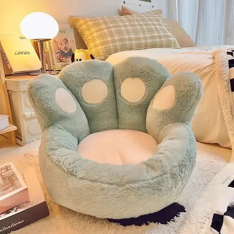 जमीन पर पंजे रहित सीट कुशन आलसी सीट पियर टाटामी फ़्यूटन बेडरूम घरेलू बे खिड़की फर्श बेडसाइड छोटा सोफा गतिहीन 6 best sales फर्श की सीट - №1